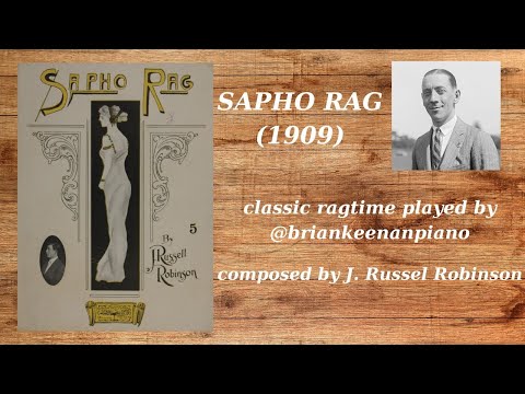 Sapho Rag - classic ragtime piano solo