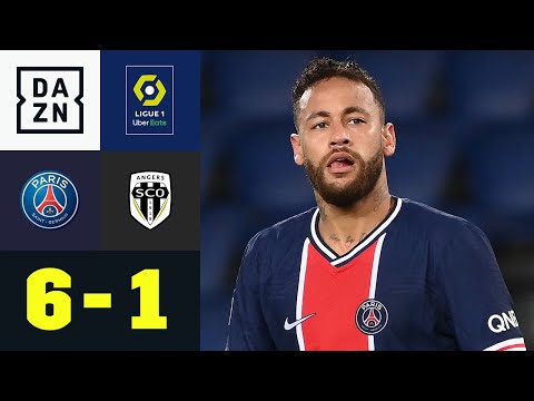 Doppelter Neymar, einfacher Draxler! Paris überrollt Angers: PSG - Angers 6:1 | Ligue 1 | DAZN
