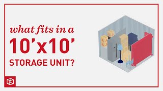 Storage Unit Size Guide - 10'x10'