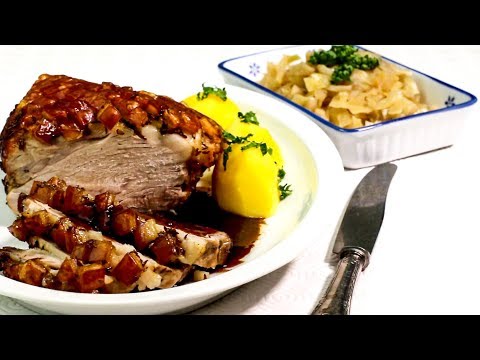 KRUSTENBRATEN mit Bayrisch Kraut - ein leckerer Sonntagsbraten