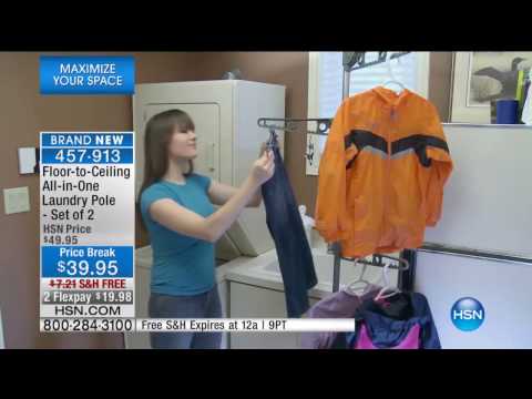 John Cremeans Guests on HSN with the Floor to Ceiling Laundry Pole 01252016