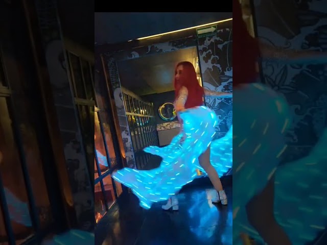 Vídeo relacionado con Abanico Plegable Con Luz LED - Abanico Con Espectáculo Luminoso, Accesorio De Carnaval LED Colorido | Abanic De Mano Ligero Para Puesta En Escena, Baile, Fiesta Nocturna, Concierto, Accesorio De Foto