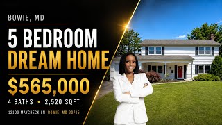 What $565K Buys You in Bowie, Maryland 👀 | 5-Bedroom Home Tour