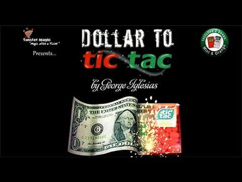 Dollar to Tic Tac by Twister Magic