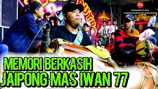 Download lagu MEMORI BERKASIH KENDANG JAIPONG MAS IWAN 77  == PANDOWO PUTRO - Live GANGGANGMALANG 2019 mp3
