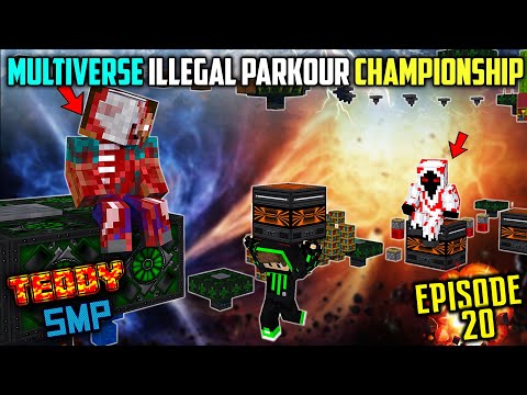 😱MULTIVERSE ILLEGAL PARKOUR CHAMPIONSHIP IN TEDDY SMP{S2E20}