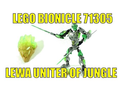 LEGO BIONICLE LEWA UNITER OF JUNGLE 71305 REVIEW