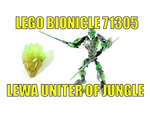LEGO BIONICLE LEWA UNITER OF JUNGLE 71305 REVIEW Video