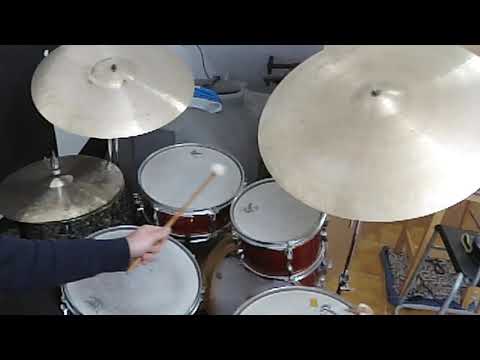 24"/ 20" / 15.5" hats with mallets - mattia bourgis cymbals
