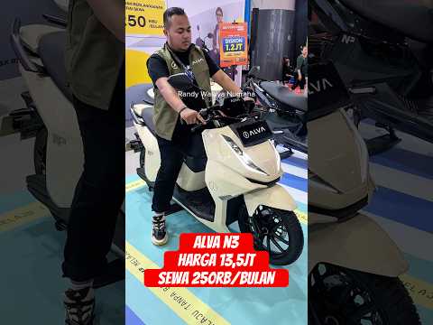 Alva N3 electric motorbike price 13.5 million battery rental 250 thousand/month