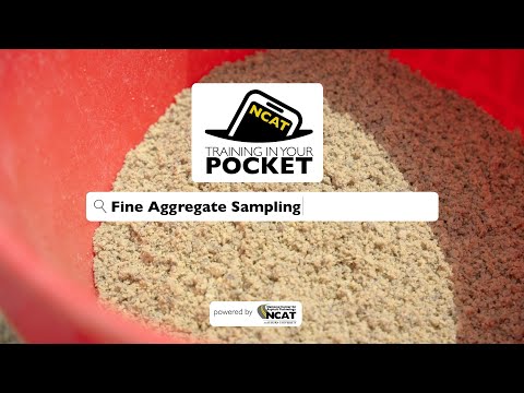 Fine Aggregate Sampling video thumbnail
