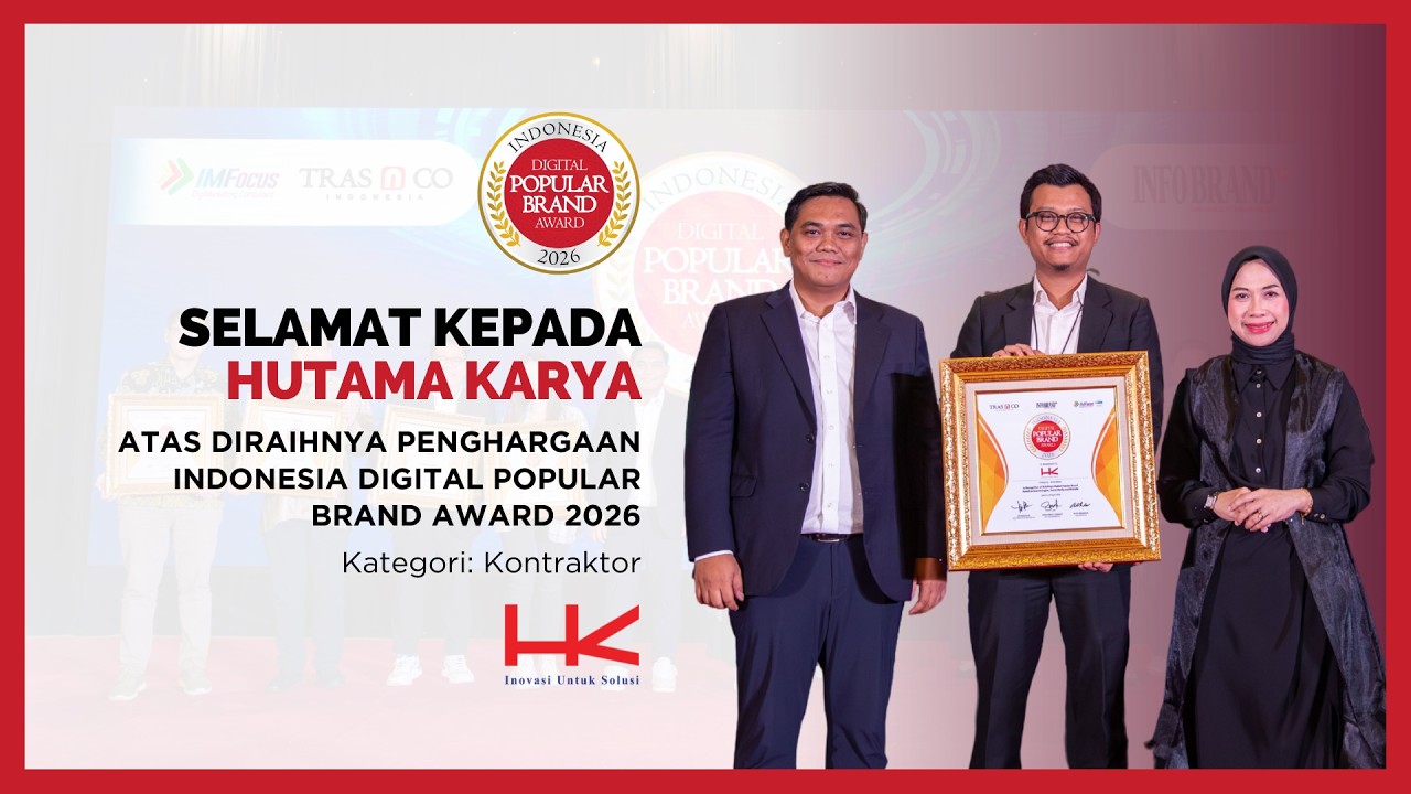 Hutama Karya Raih Indonesia Digital Popular Brand Award 2026