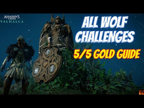 All Wolf Gold Medals Guide Mastery Challenge Assassin's Creed® Valhalla (How to get gold)