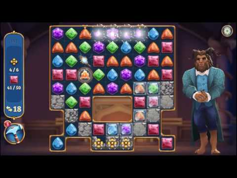 Beauty and the Beast Perfect Match Level 133 - NO BOOSTERS 👸👸👸