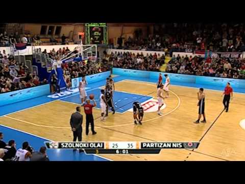 ABA Liga 2014/15, Round 01 match: Szolnoki Olaj - Partizan NIS