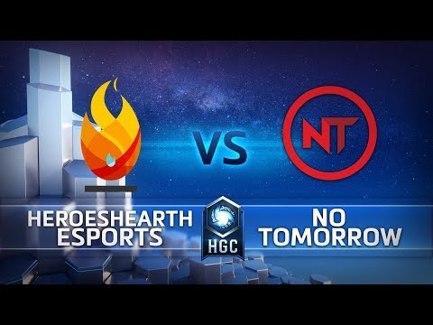HGC 2018 NA - Phase 1 Week 8 - No Tomorrow v HeroesHearth Esports - Game 1