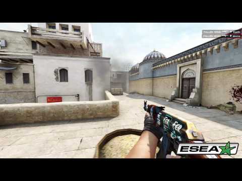 ESL Pro League Finals: Luminosity Gaming FalleN ACES Astralis on de_dust2 (5K Gun Round)