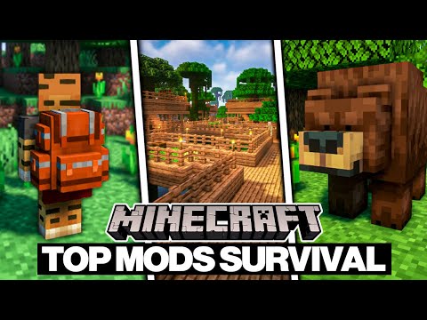 Top 5 Mods that Improve Survival for Minecraft 1.19.2 😲🔥
