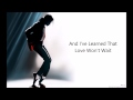 Michael Jackson - She's Out Of My Life (Lyrics ...