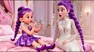 Download lagu 😱 OMG!💄Baby Rumi Doing Her First Makeup Like Her Mom Rumi | KPOP Demon Hunters mp3