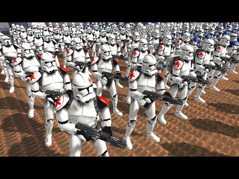 ALL Clone Trooper CLASSES Battle Royale! - Men of War: Star Wars Mod Battle Simulator