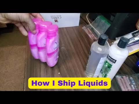 How I Ship Liquids & Never Have Any Damaged!!