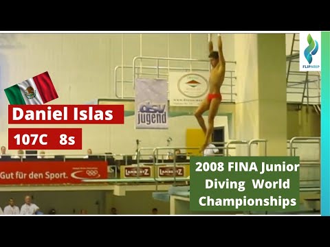 2008 Daniel Islas - Mexico Diving - 107B - 3 Meter springboard - Junior Worlds