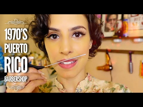 ASMR Spanglish Barber 🇵🇷 Haircut & Beard Trim 🌴 Scalp & Face Massage
