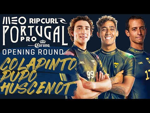 Griffin Colapinto, Samuel Pupo, Max Huscenot | MEO Rip Curl Pro Portugal - Opening Round Heat Replay