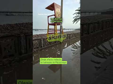 Oleajes anómalos afectan puerto de Pacasmayo