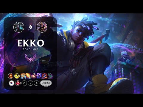 Ekko Mid vs LeBlanc - KR Master Patch 13.9