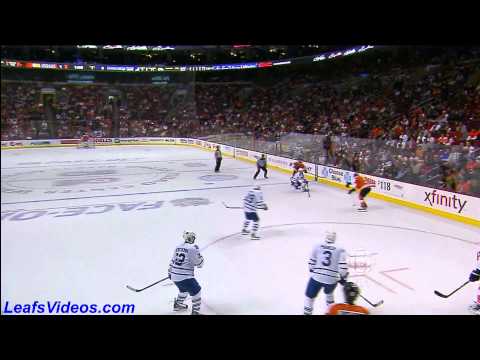 Maple Leafs @ Flyers - Ville Leino Scores - 101023