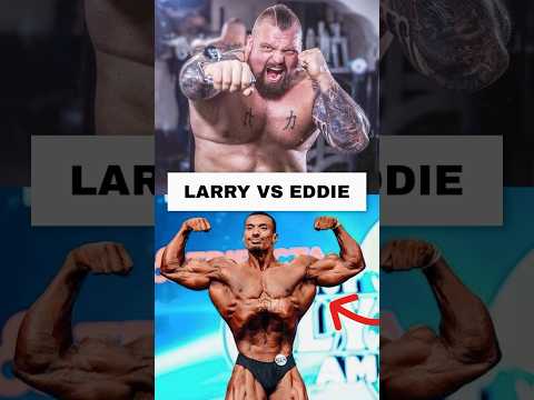 Larry Wheels vs Eddie Hall strength comparison 🤯