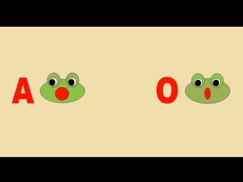 Звуковые лягушки. Поем гласные звуки. А. О, У, И, Э.
