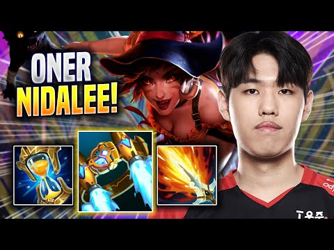 ONER IS A GOD WITH NIDALEE! - T1 Oner Plays Nidalee JUNGLE vs Diana! | Season 2022