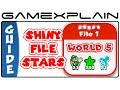 5 Shiny File Stars In Super Mario 3D World Guide Walkthrough Wii U