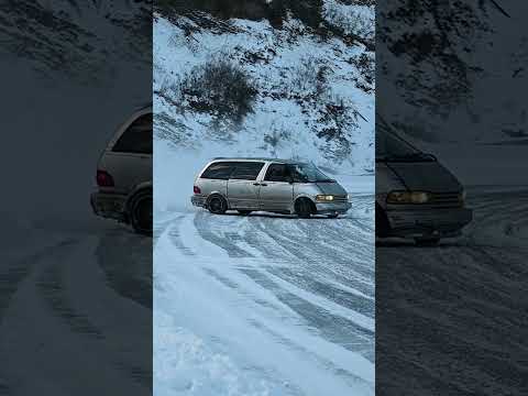 Thumbnail for Ghost Lake - Toyota Previa #toyota #previa #drifting #drift #alberta #ghostlake #minivan #fail #yyc by Toyota Previa