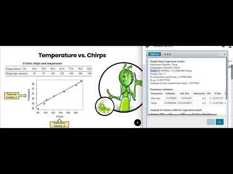 Linear Regression - Chirps to Temperature