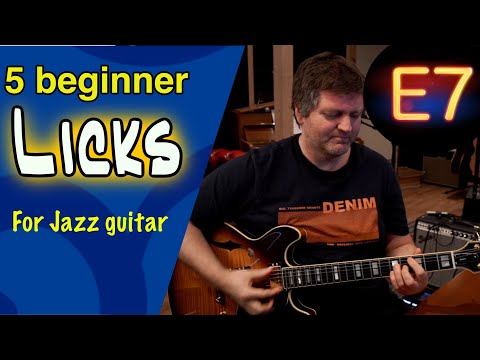 5 Easy Jazz Guitar Licks