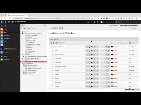 TYPO3 9 für Redakteure - 41  Kategorien nutzen