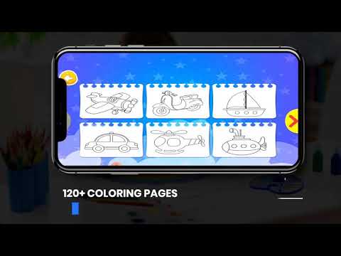 Kids Painting & Coloring Book for Creative Childs Video