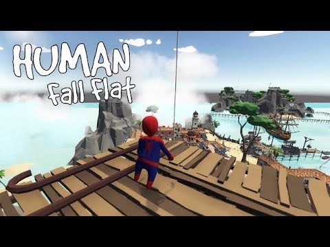 Human Fall Flat - Human of the Caribbean - HUGE LEVEL [Workshopop] - Gameplay, Walkthrough Video