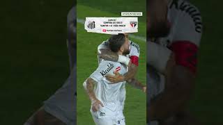 TUDO IGUAL NO CLÁSSICO! SANTOS E SÃO PAULO EMPATAM EM 1X1