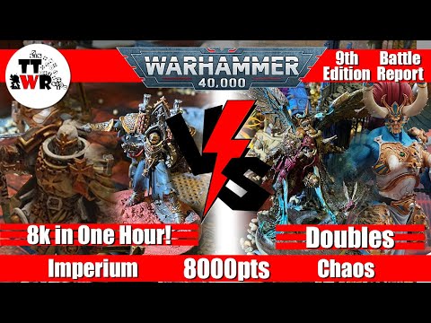 8000pts in an Hour - Imperium vs Chaos - 40k Report