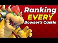 Ranking EVERY Bowser S Castle In Mario Kart