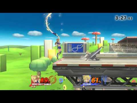 Zero Suit Samus vs Cloud