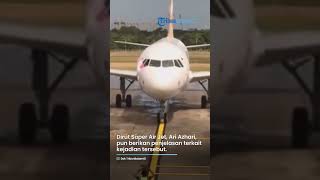 Buntut Pecahnya Ban Pesawat Super Air Jet, Dirut Minta Maaf: Penerbangan Samarinda-Surabaya Delay