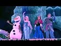 Frozen Holiday Wish castle lighting show debut ...