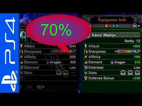 [PS4] MHW Iceborne Mods - Max Attack, Max Affinity, Max Health Regen, MAX Element/Status Up