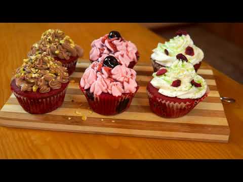 How To Make Red velvet Cupcakes + 3 Types Of Cream Cheese Frosting